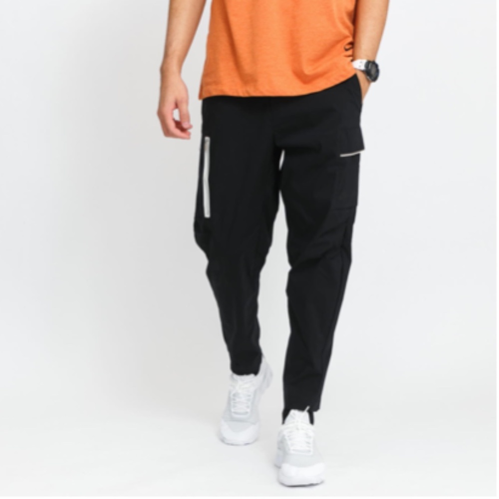 Nike NSW Essential Style Woven Utility Pants  Black White DD7034-010 Size 36